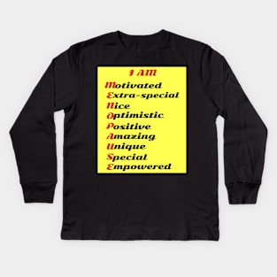 I Am MENOPAUSE: Unique Gifts for Menopausal Women Kids Long Sleeve T-Shirt